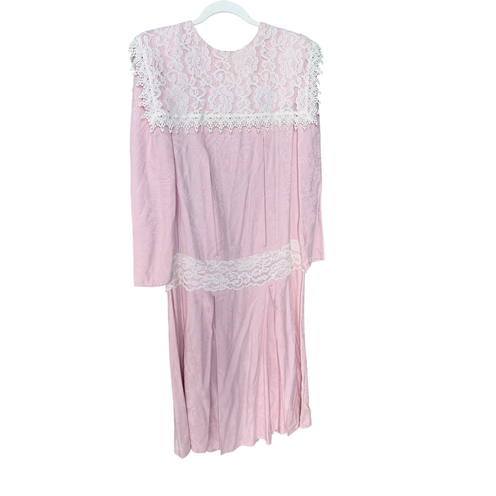 Scott McClintock Vintage Lace Collar Jacquard Dress Size 10